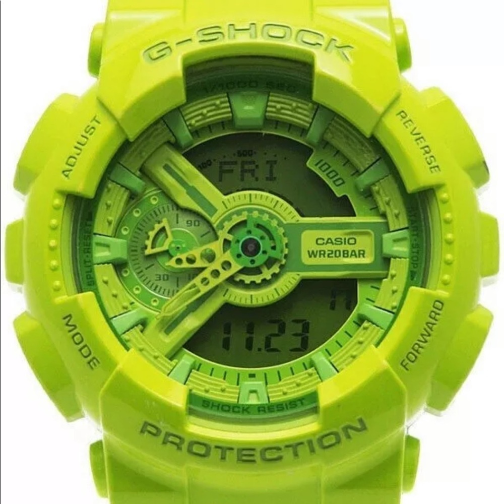 New Casio G-Shock GA110B-3/110CC Hyper Green